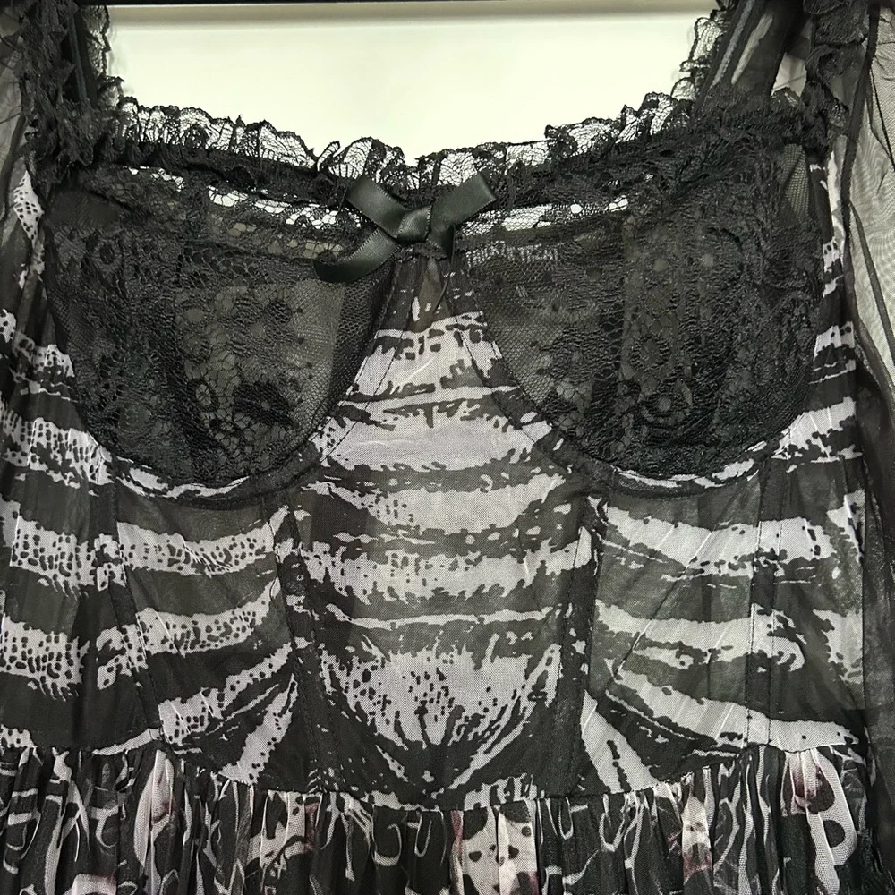 Dolls Kill - Dance With Death - Beautiful Skeleton Gown NWOT - Picture 2 of 11